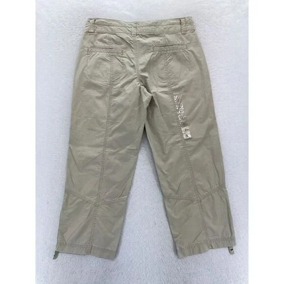 Columbia Cape Rush Capri Pants Women's 6 Fossil Brown‎ Lightweight Low Rise NWT - Picture 13 of 13